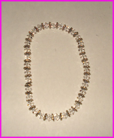 (A) Crystal Swirl Anklet-